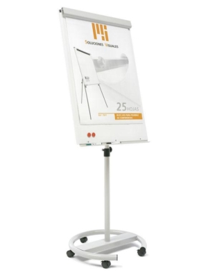 Flipchart con soporte giratorio