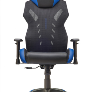 SILLA GAMING GALAXY AZUL-NEGRA. BRAZOS REGULABLES EN ALTURA.