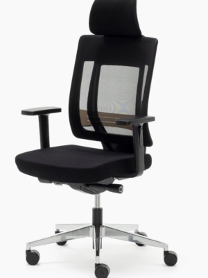 SILLA MONTREAL ERGONÓMICA NEGRA