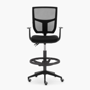 SILLA ROMA GIRATORIA NEGRA